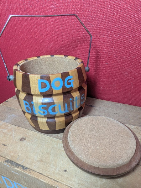 Dog Treat Biscuit Barrel