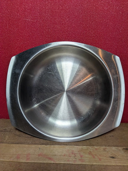 Mid Century Stainless Steel Dish