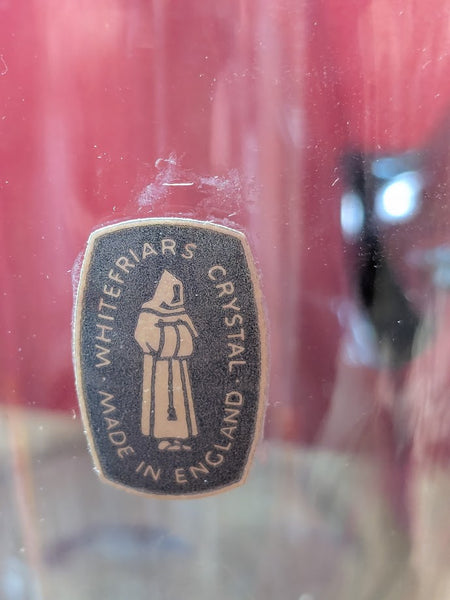 Whitefriars Hand Made Crystal Water Set