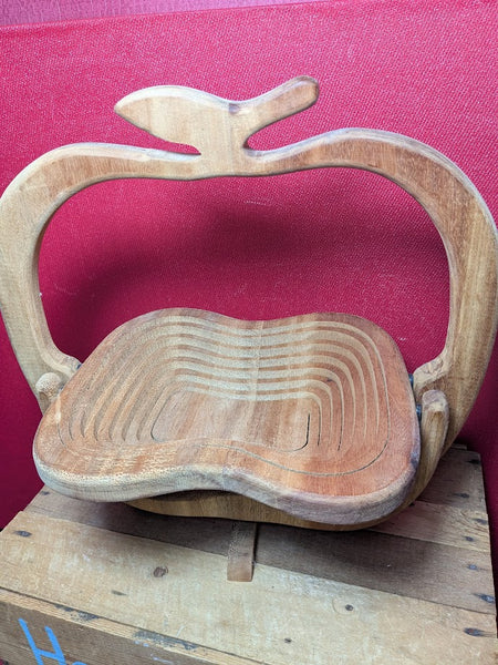 Wooden Collapsible Fruit Bowl