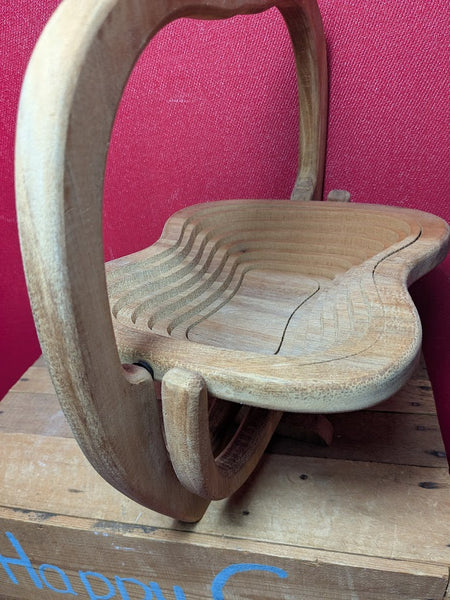 Wooden Collapsible Fruit Bowl