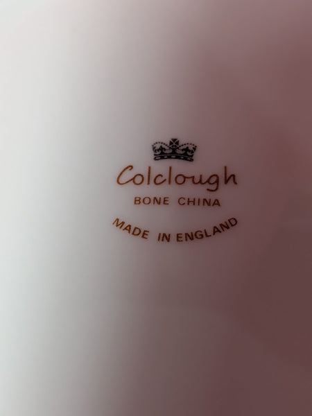 Colclough Plain White Side Plates x 6