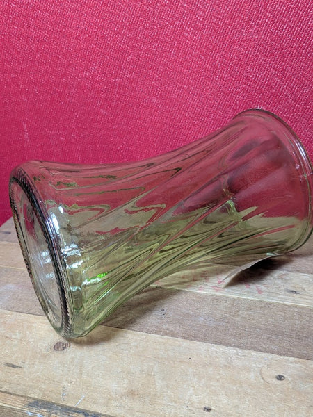 Green Glass Vase