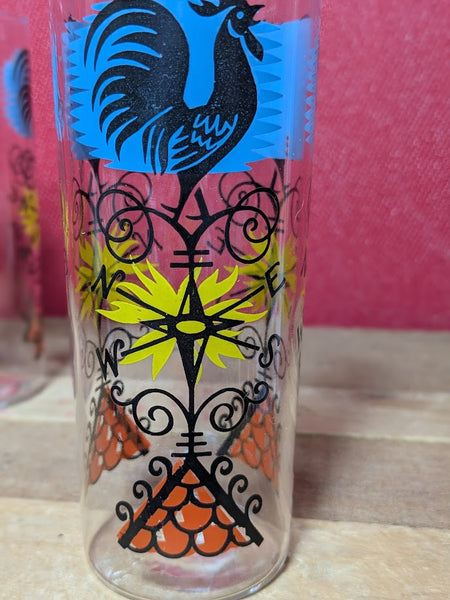 1960s Slim Jim Glasses x 2