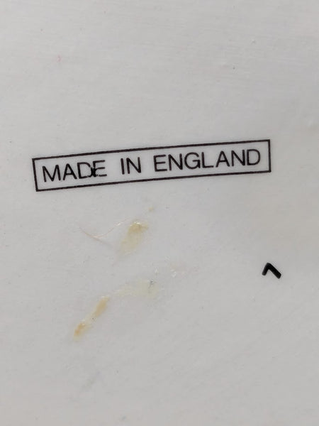 White Flower Pot With Floral Design