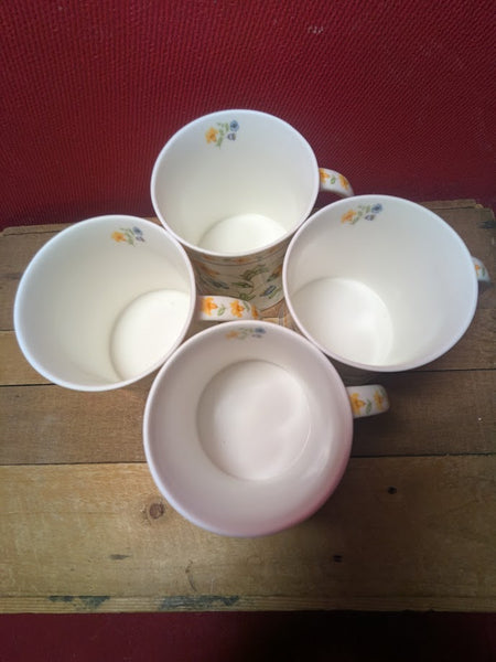 Bone China Mugs x 4