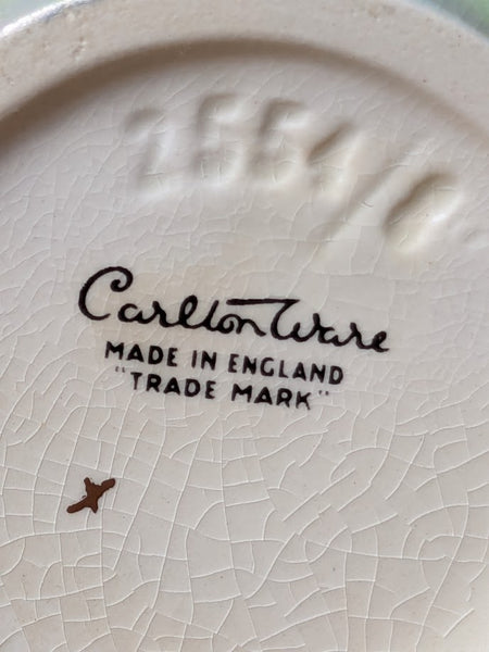 Carlton Ware Green Pearlescent Bud Vase