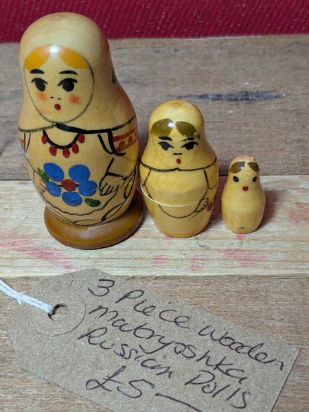 Wooden Matryoshka Russian Dolls