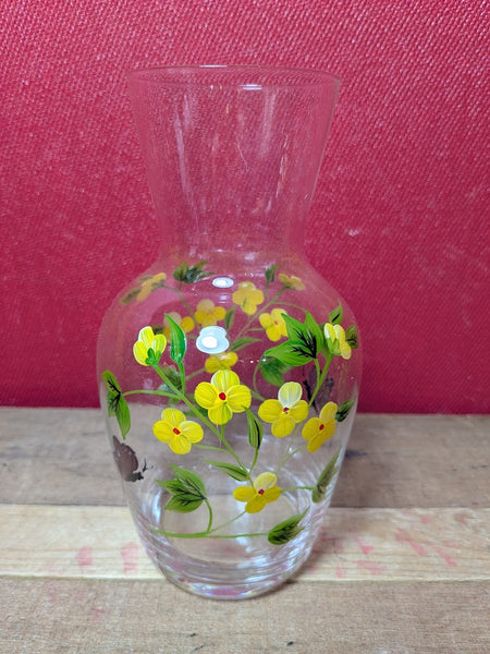 Hand Painted Buttercup Carafe Set