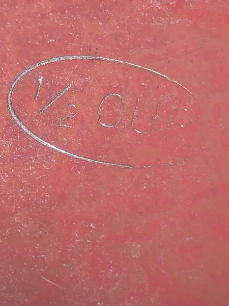 Copper and Brass Measure Cups x 3