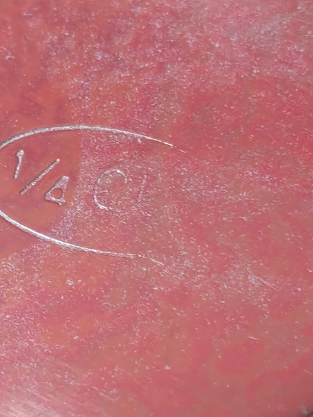 Copper and Brass Measure Cups x 3