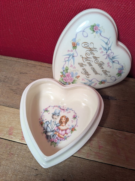 Wedgwood Heart Shaped Trinket Box