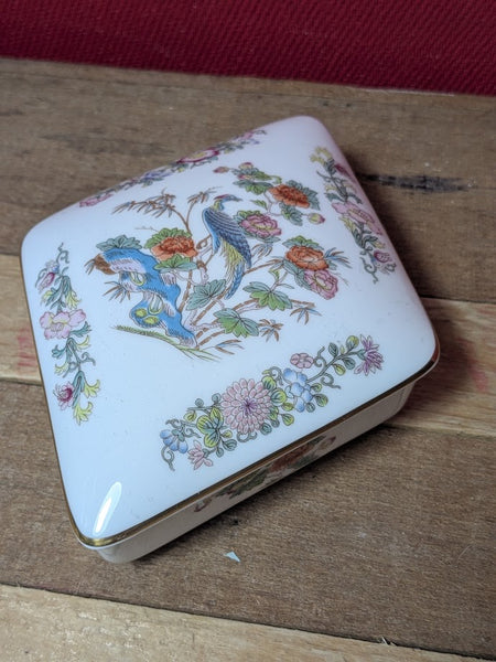 Wedgwood Kutani Crane Trinket Box