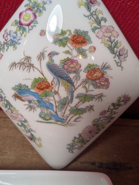 Wedgwood Kutani Crane Trinket Box