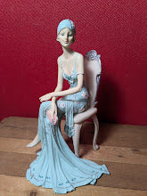 Art Deco Sitting Lady