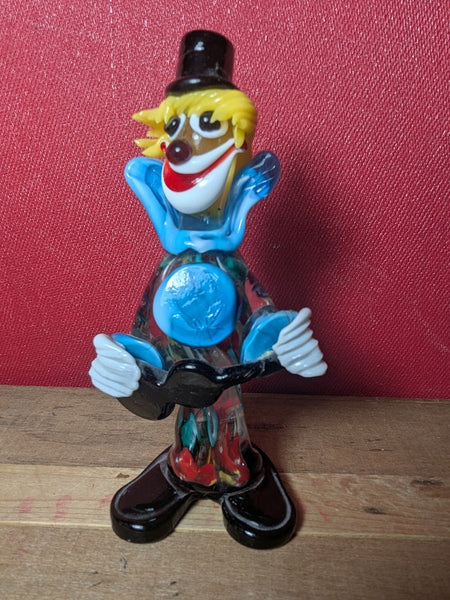 Murano Clown with Guitar