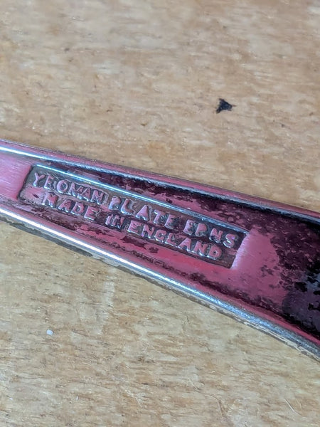 Cut Glass Preserve Jar with Silver Platted Lid and Spoon