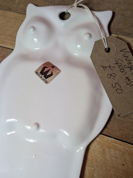Vintage Owl Spoon Rest