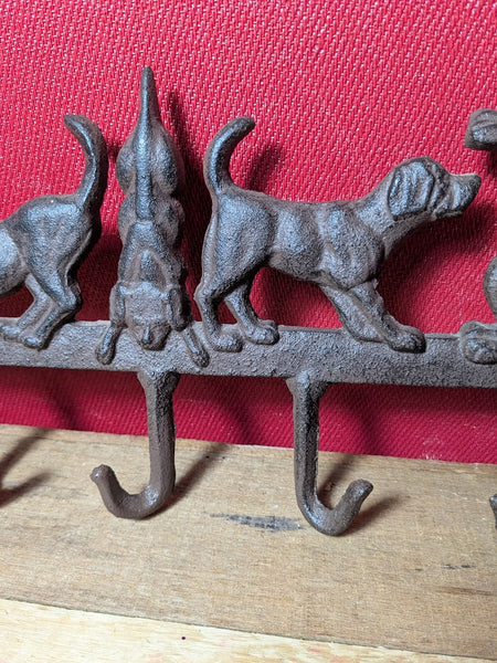 Metal Dog Design Coat or Lead Hook