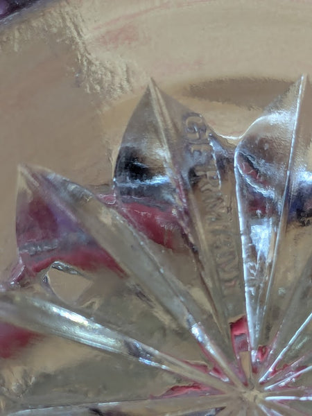 Pressed Glass Vase