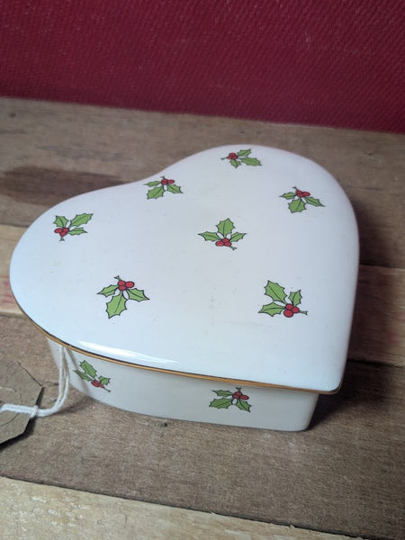 Christmas Trinket Box - Just Holly