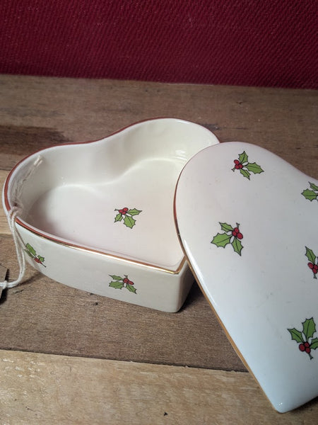 Christmas Trinket Box - Just Holly