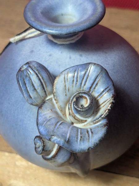 Blue Handmade Pottery Vase