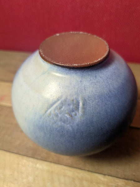 Blue Handmade Pottery Vase