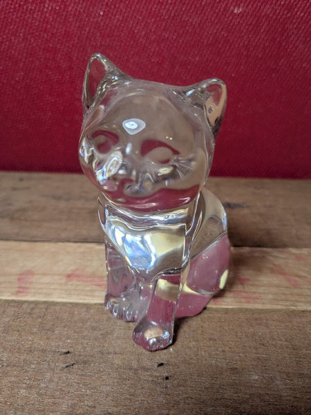 Princess House Lead Crystal Cat