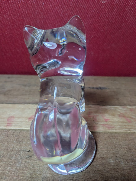 Princess House Lead Crystal Cat