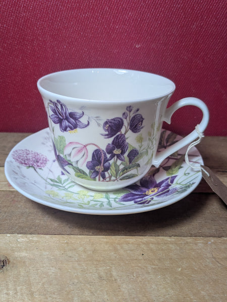 Roy Kirkham Large Tea Cup and Saucer