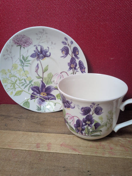 Roy Kirkham Large Tea Cup and Saucer