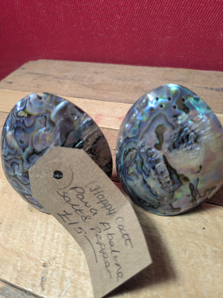 Paua Abalone Salt and Pepper Set