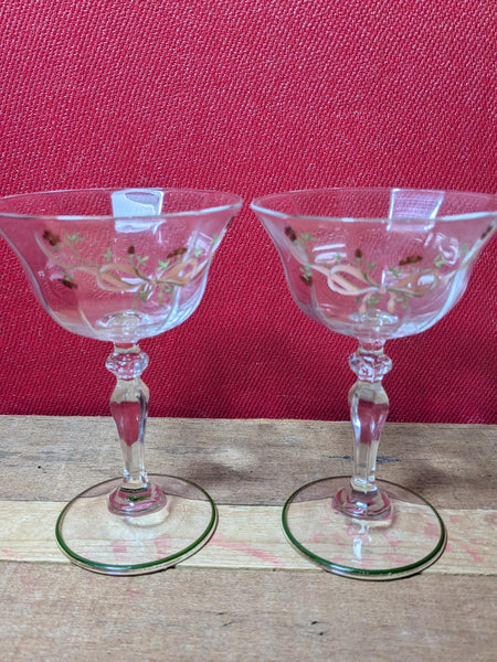 Eternal Bow Champagne Glasses x 2
