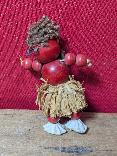 Vintage Hula Girl Brooch