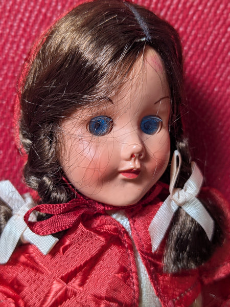Vintage Doll Little Red Riding Hood