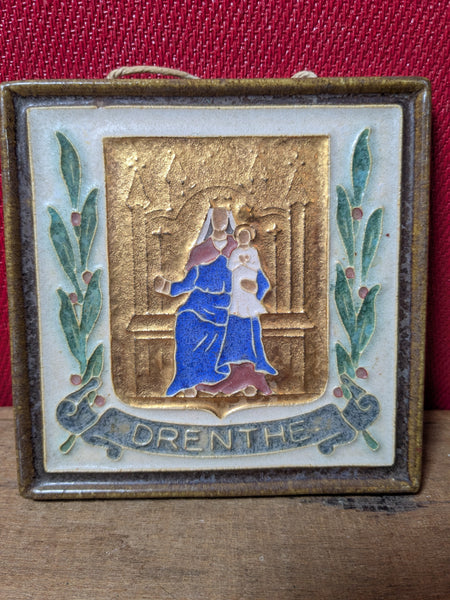 Vintage Delft Tiles x 12