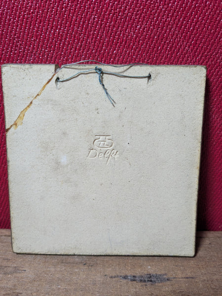 Vintage Delft Tiles x 12