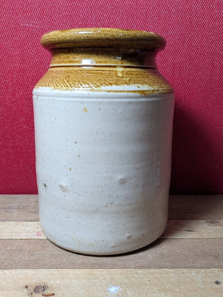 Vintage Glazed Stoneware Jar