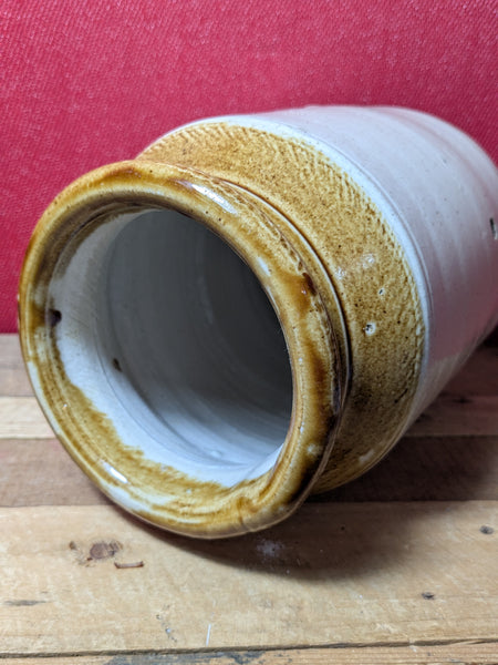 Vintage Glazed Stoneware Jar