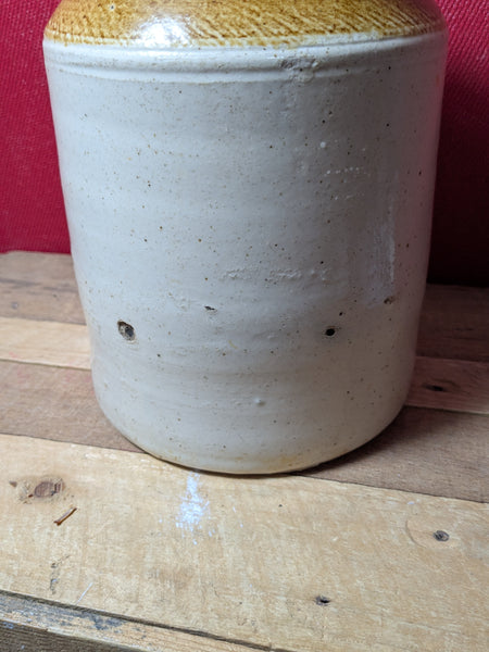 Vintage Glazed Stoneware Jar