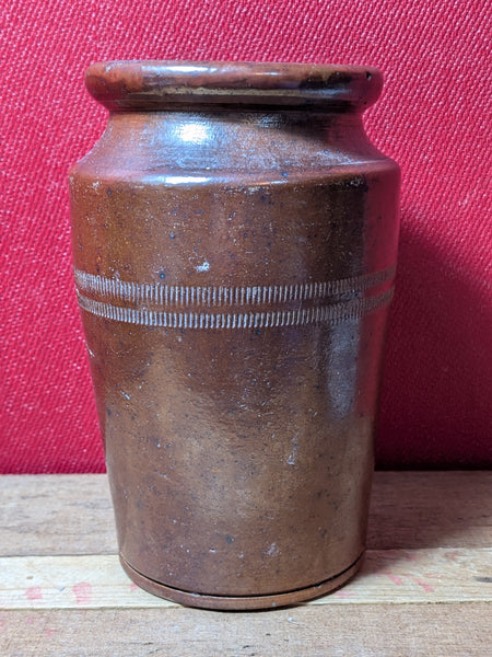 Vintage Salt Glazed Stoneware Jar