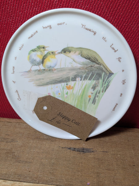 Pot Stand With Willow Warbler