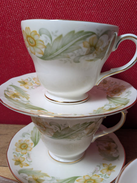 Vintage Tea Cups and Saucers x 4