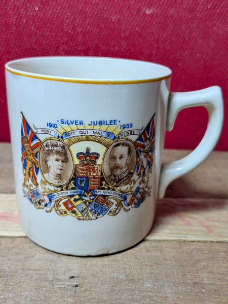 King George Silver Jubilee Mug