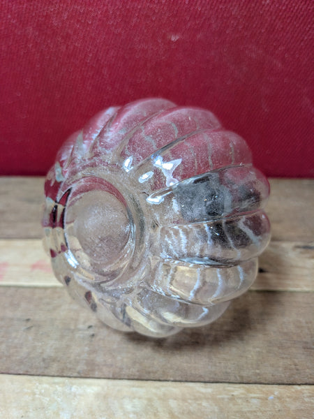 Glass Ball Bottle with Metal Lid
