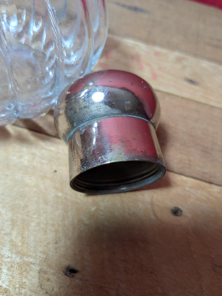 Glass Ball Bottle with Metal Lid
