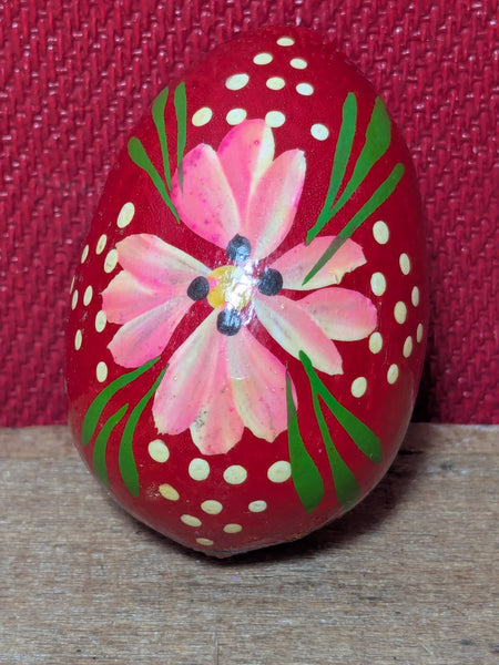 Wooden Decorated Egg
