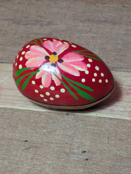 Wooden Decorated Egg