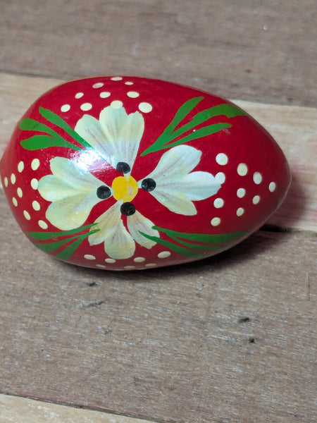 Wooden Decorated Egg